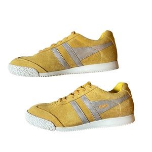 Gola Mustard and Gold Suede Sneakers Anthropologie